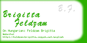 brigitta feldzam business card